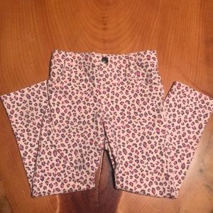 Girls Pinks Leopard pants size 4T